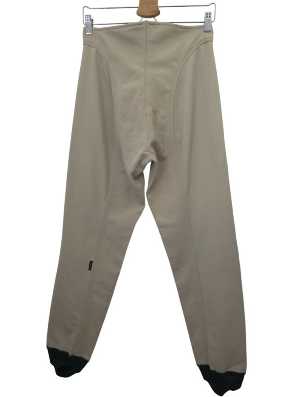 Vintage ROFFE Beige Ski Stirrup High-Waist Pants Gorpcore Women's Sz 10 USA Made - Picture 2 of 9